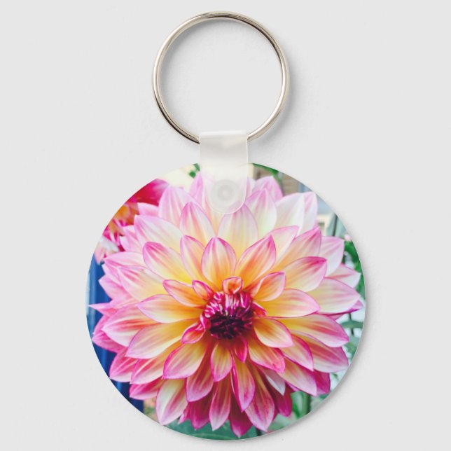 Lovely Dahlia Keychain (Front)
