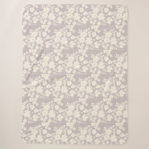 Lovely Daisies Pattern Custom Background Colors Sherpa Blanket