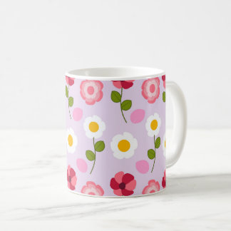 Lovely Daisy Flower Ceramic Mug 11 oz
