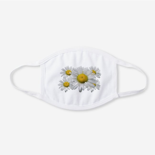 Lovely Daisy Flowers Cotton Face Mask
