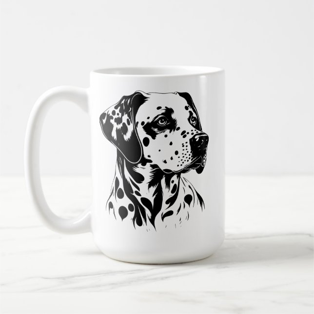 Lovely Dalmatian Coffee Mug (Left)