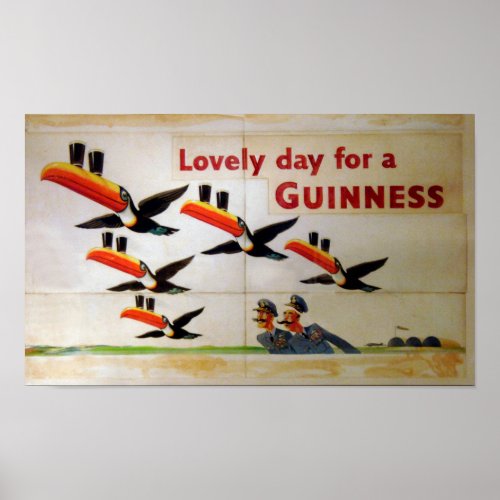 Lovely day for a Guinness Poster