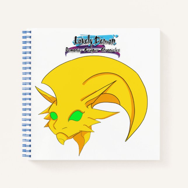 Lovely Demon:Demonic-Reaper Chronicles SketchBook Notebook (Front)