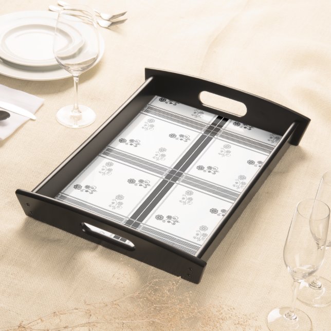 "Lovely" Design Serving Trays (Front)