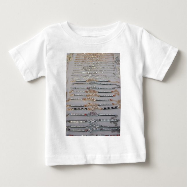 Lovely Diamind Jewelry heart design art collection Baby T-Shirt (Front)