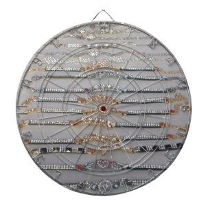 Lovely Diamind Jewelry heart design art collection Dartboard With Darts