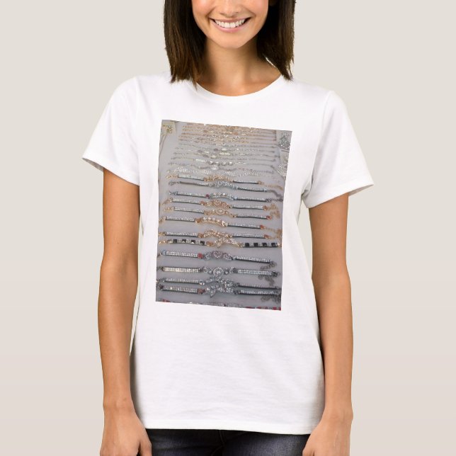 Lovely Diamind Jewelry heart design art collection T-Shirt (Front)