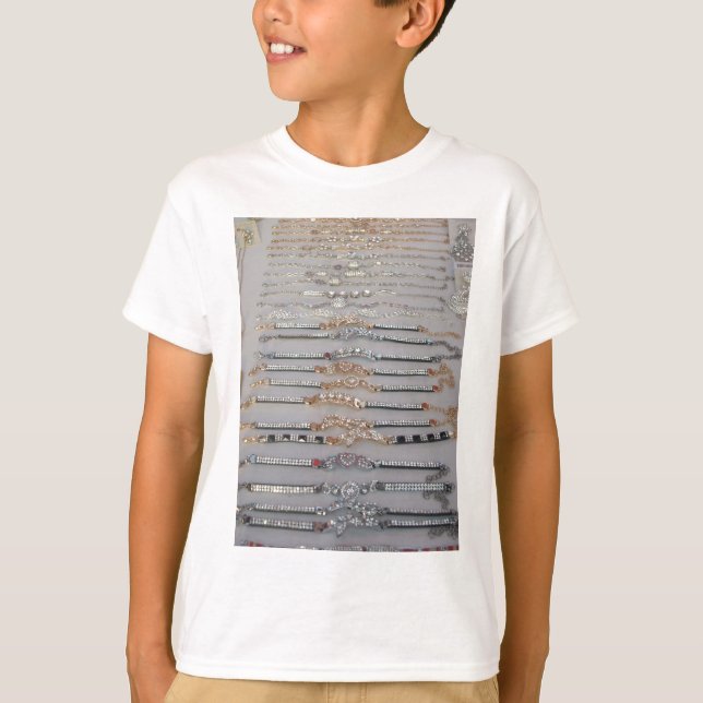 Lovely Diamind Jewelry heart design art collection T-Shirt (Front)
