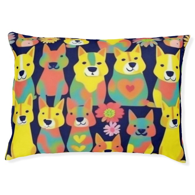 Lovely dogs cute design  pet bed (Front)