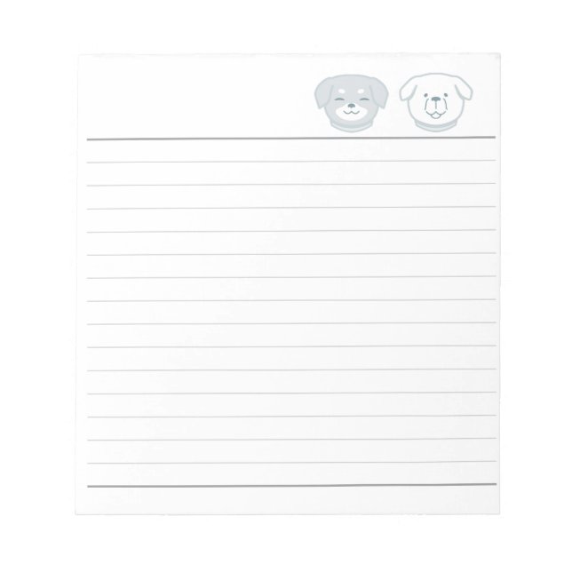 Lovely Dogs Notepad (Front)