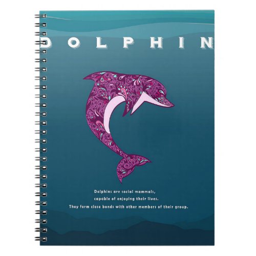 lovely Dolphin Notebook