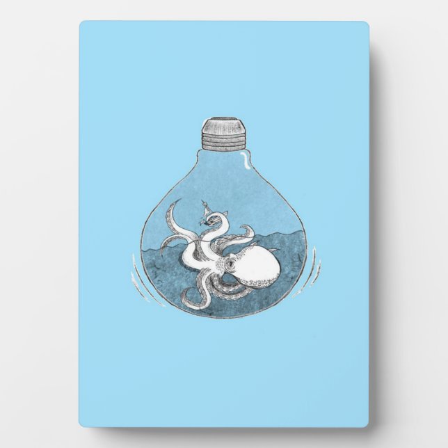 Lovely Dumbo Octopus | Gift For Girls | Beautiful  Plaque (Front)