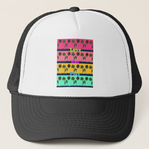 Lovely  Eat Play colorspng Trucker Hat
