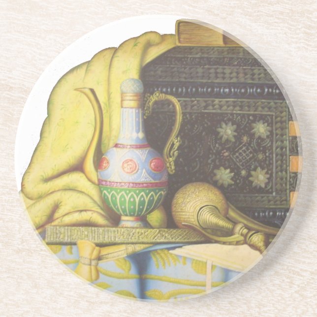 Lovely Egyptian Artifacts: Secrets of the Pharaohs Sandstone Coaster (Front)