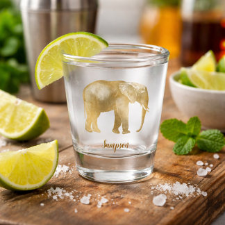Lovely elephant shot glass