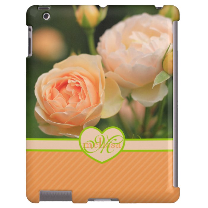 Lovely English Peach Roses Rosebuds Yellow Green