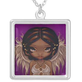 Lovely Eyes NECKLACE angel fairy pendant