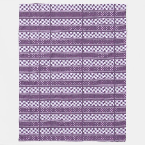 Lovely fabulous plum feminine decorative pattern fleece blanket