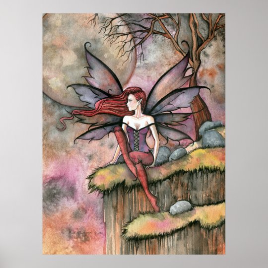 Lovely Fairy Art Poster Print by Molly Harrison | Zazzle.com