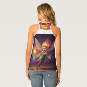 Lovely Fairy Bridal Shower Racerback Tank Top