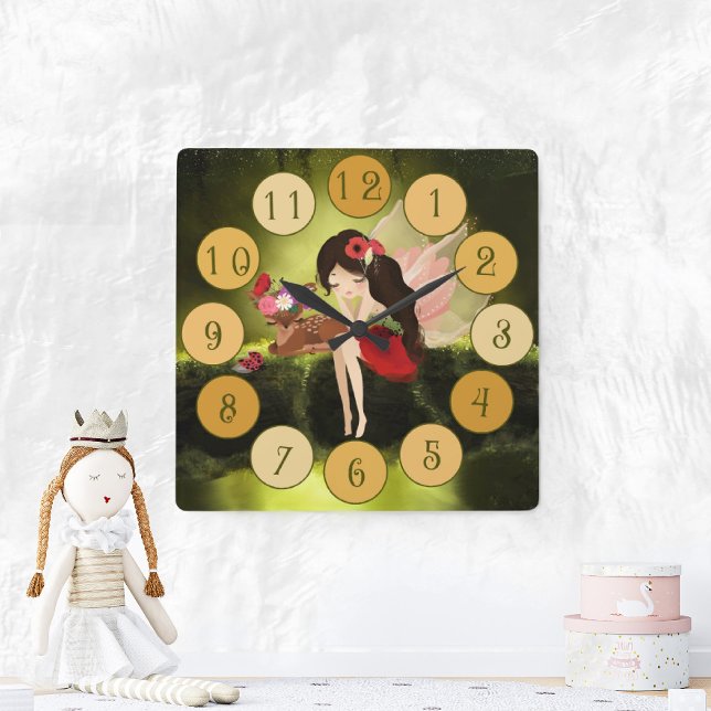 Lovely Fairy Enchanted World Large Clock (Creator Uploaded)