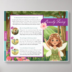 Lovely Fairy Lessons - Acrylic Tile