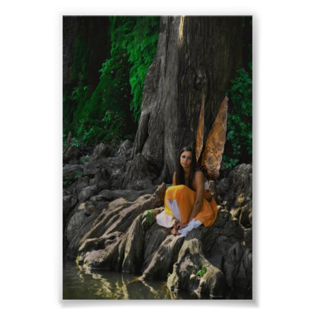 Lovely Fairy Waiting by the Water Photo Print (Front)