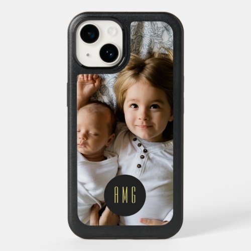 Lovely Family Photo  Monogram OtterBox iPhone 14 Case