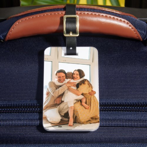 Lovely Familys Photo Luggage Tag