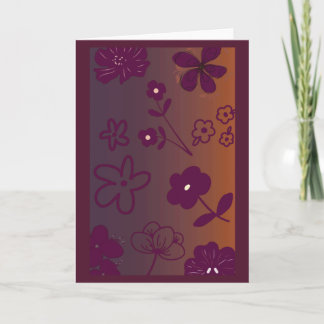 Lovely Floral Design  Card