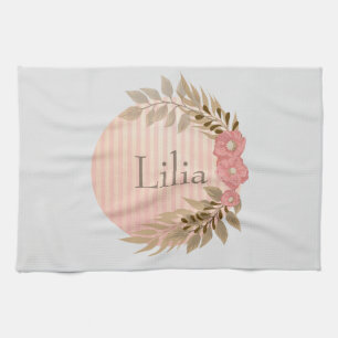 Lovely floral display kitchen towel
