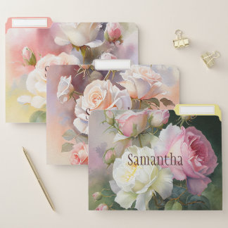 Lovely Floral Garden File Folder