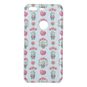 Lovely Floral Mason Jar Hearts Pattern Uncommon Google Pixel Case