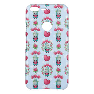 Lovely Floral Mason Jar Hearts Pattern Uncommon Google Pixel XL Case