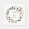 Lovely Floral Wedding Napkin