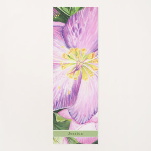 Lovely Floral Yoga Mat