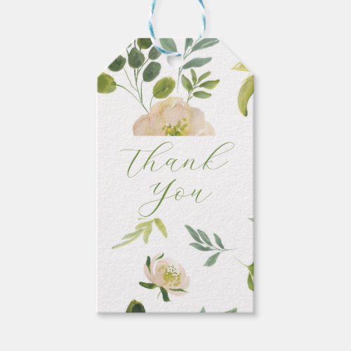 Lovely Florals Thank You Tag
