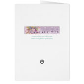 Lovely Flower Fairy Art Card by Molly Harrison (Back)