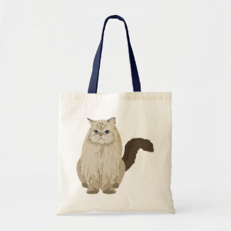 Lovely Fluffy Cat  Tote Bag