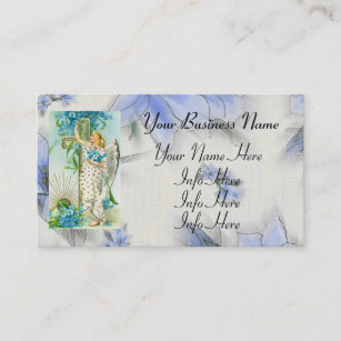 Lovely Forget Me Not Angel Business Card