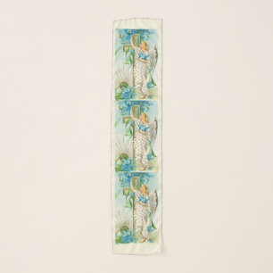 Lovely Forget Me Not Angel Scarf
