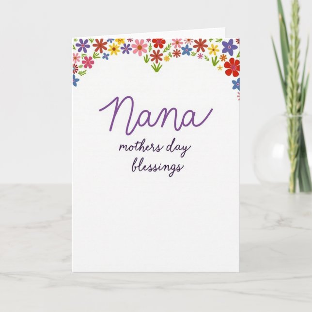 Lovely Garden Mothers Day Card (Front)