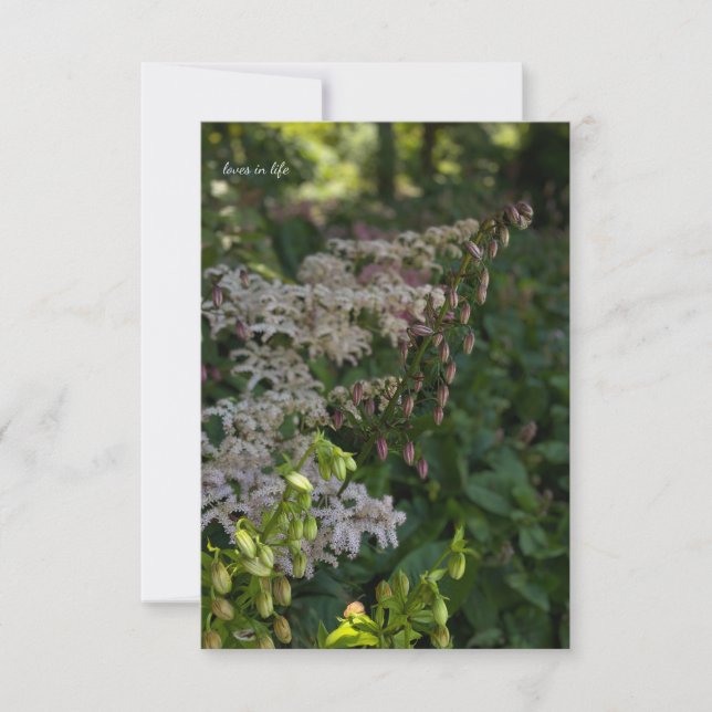 Lovely Garden Note Card (Front)