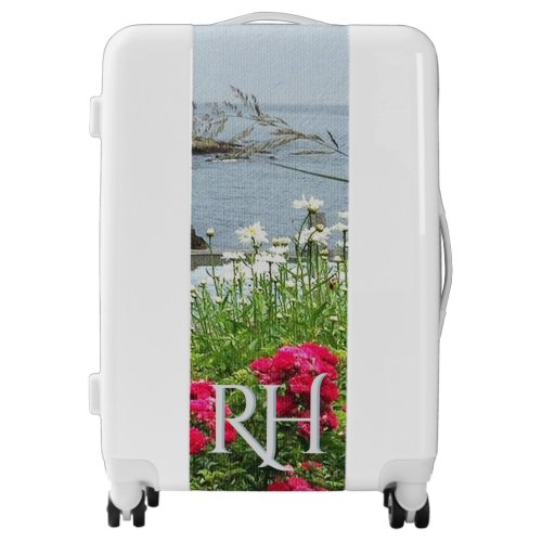LOVELY GARDEN VIEW OF OCEAN COVE PERSONALIZED LUGGAGE