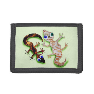 Lovely Gecko Trifold Wallet