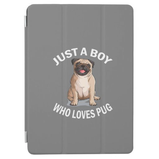 Lovely Gifts for Dog Lovers With Pug iPad Air Cover