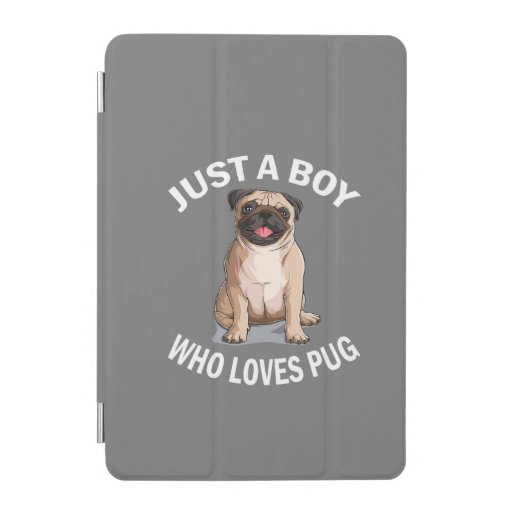 Lovely Gifts for Dog Lovers With Pug iPad Mini Cover