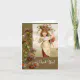 Lovely Girl With Basket Thank You Card | Zazzle