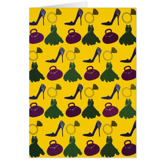 Lovely Girly Apparel Pattern Cards (Front)