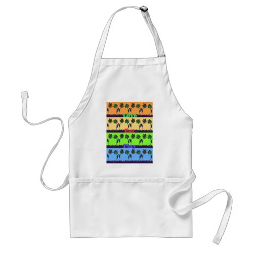 Lovely Girly Hakuna Matata colors Giftspng Adult Apron